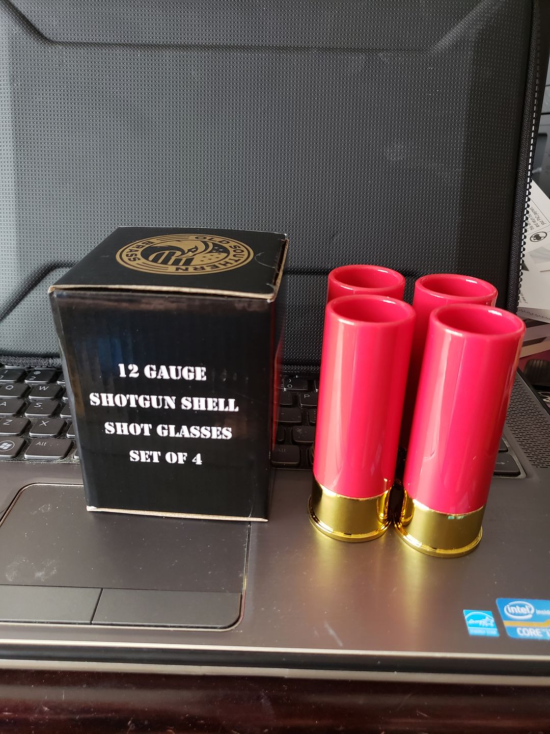 Customer photo review of 12 Gauge Shot Glasses Set of 4