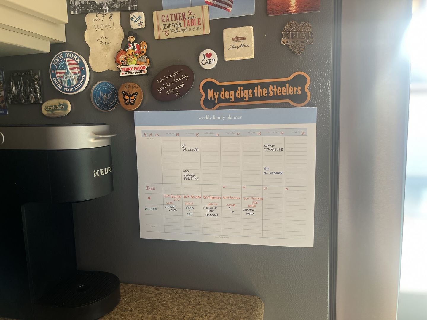 Customer photo review of Weekly Family Planner Pad