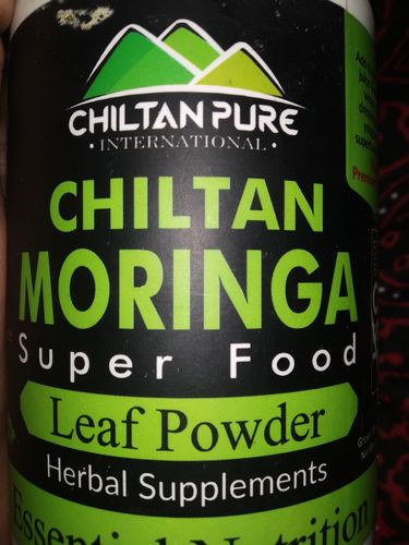 Customer photo review of Moringa Powder SuperFood  [ کرشماتی پتوں سے 300 بیماریوں کا علاج - چلتن سہاجنا]