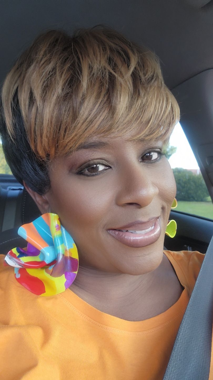 Customer photo review of "Lexi" Stud - All Colors