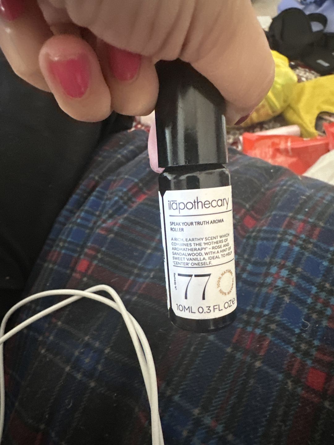 Customer photo review of Speak Your Truth Aroma Roller