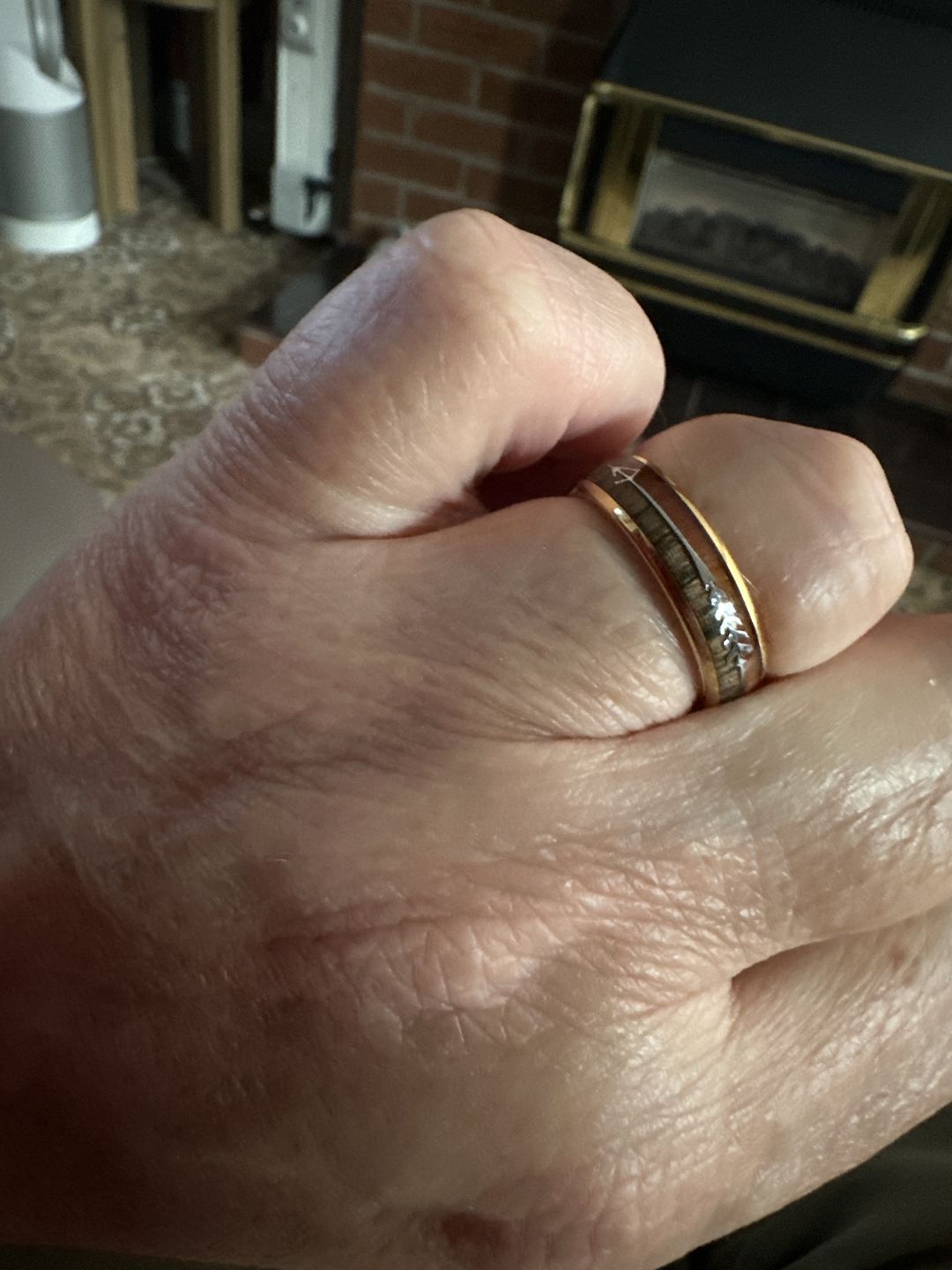 Customer photo review of The Harold Arrow 6mm Wonder Ring