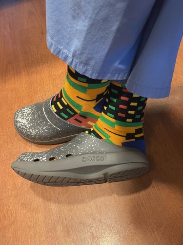 Customer photo review of The New Afrisocks Collection