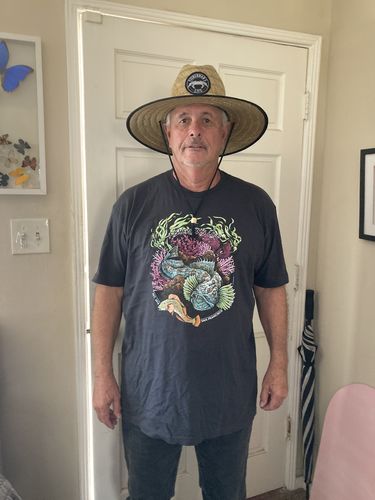 Customer photo review of Ling King T-Shirt by Fisherman's Life® (2 Colors Available)