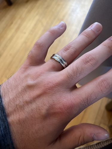 Customer photo review of Lou Ring - Silver