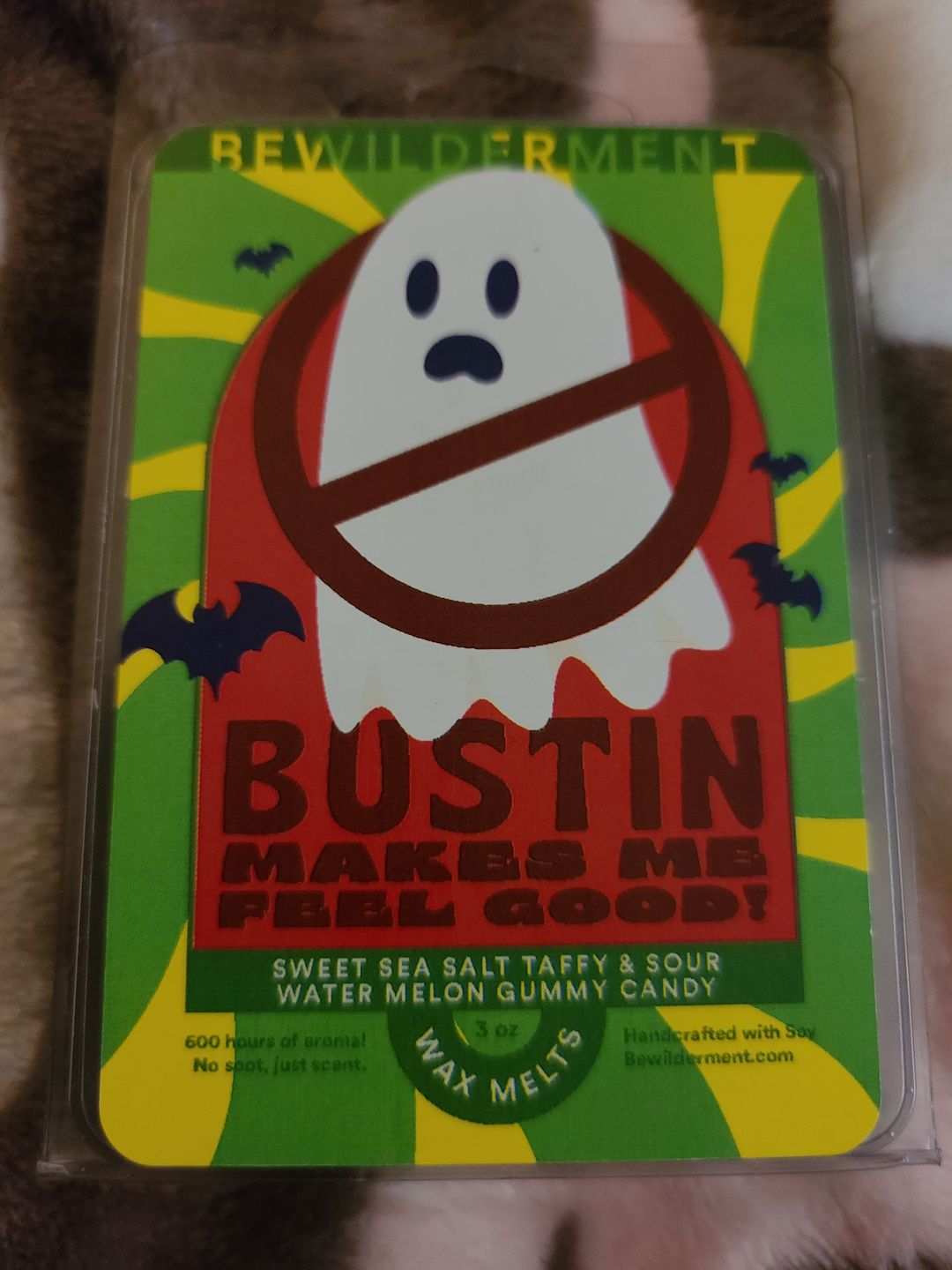 Customer photo review of Bustin Makes Me Feel Good! Wax Melts