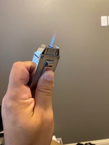 Customer photo review of The Bar Single Flame Torch Lighter