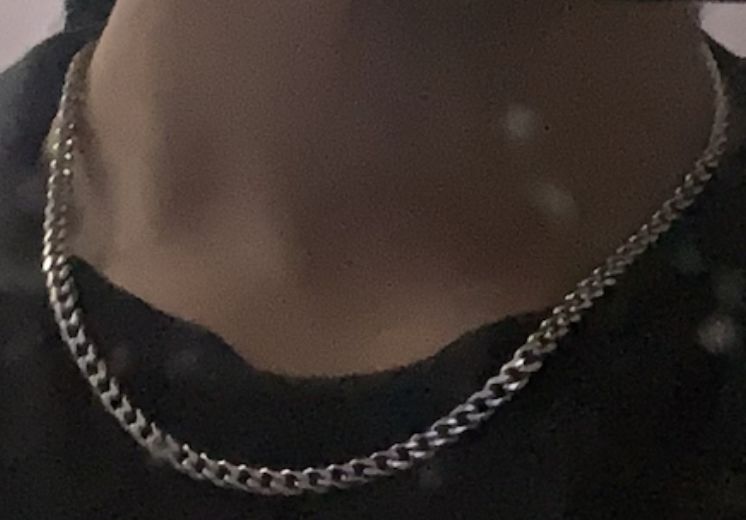 Customer photo review of Cuban Chain 5MM (Silver)