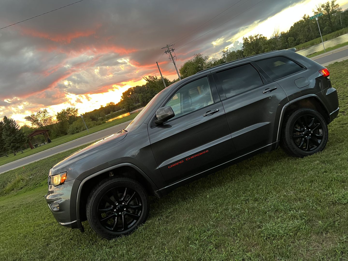 Customer photo review of Jeep Emblem Overlay Decals – Solid Colors | Fits Grand Cherokee, Grand Cherokee L