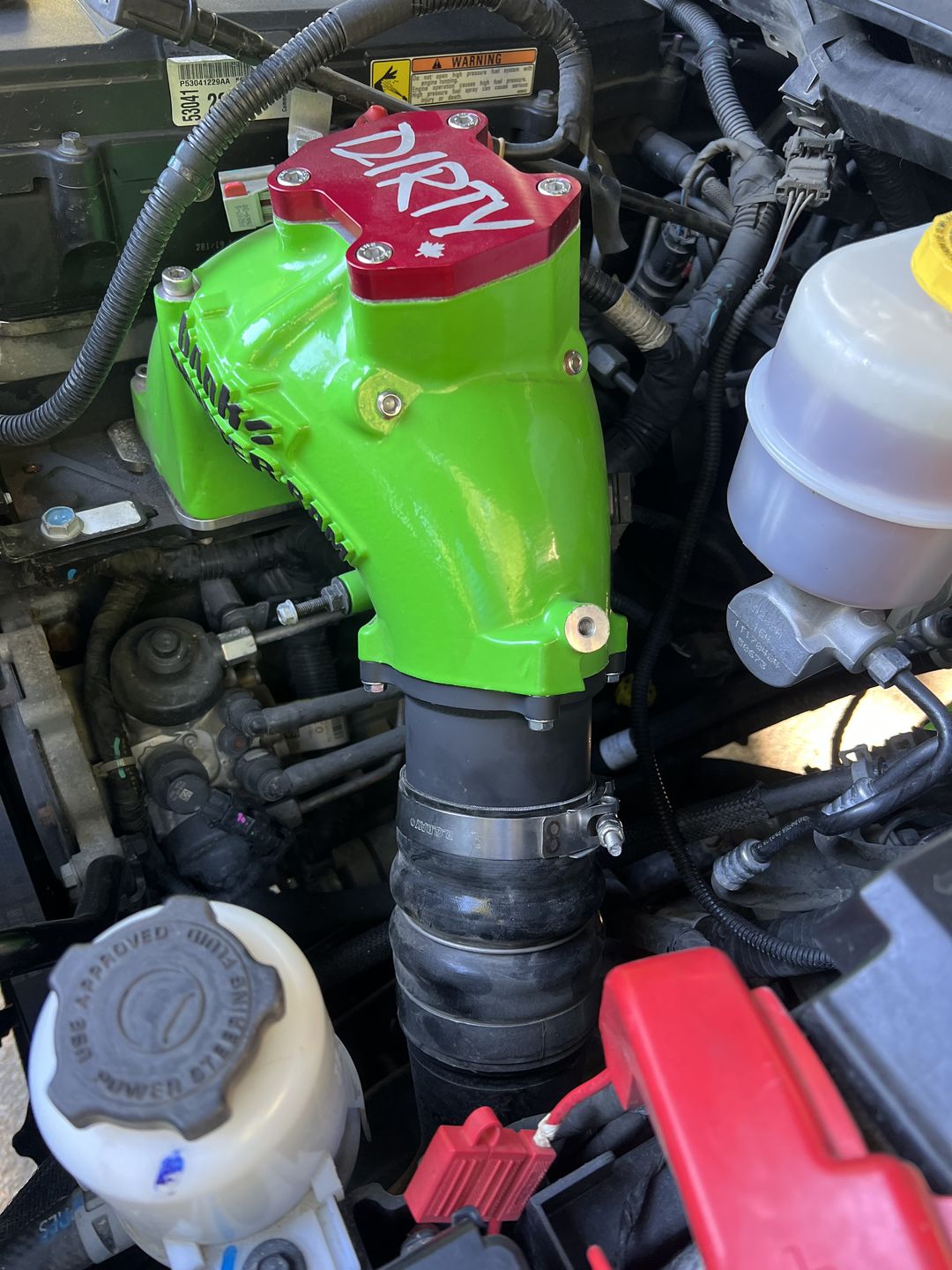 Customer photo review of 2007.5-2023 Cummins Throttle Valve Delete (I67-INT-A019)