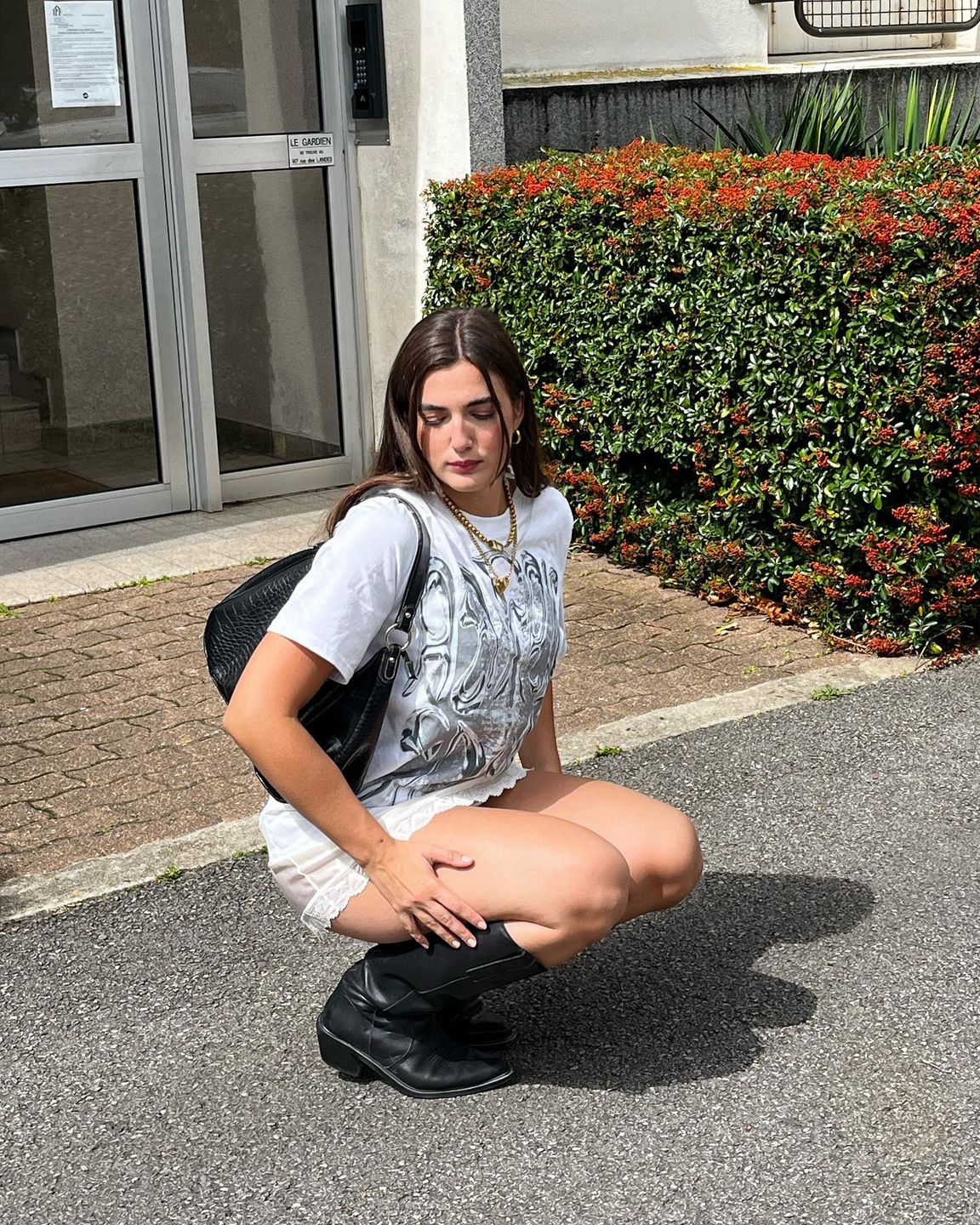 Customer photo review of Aelfric Eden Futuristic Liquid Metal Design Tee