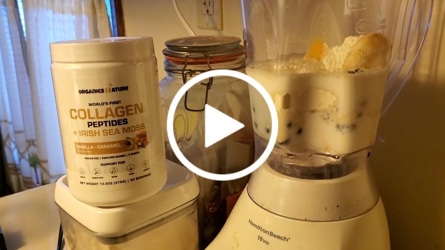 Customer video review of Subscribe and Save Collagen Sea Moss Vanilla-Caramel