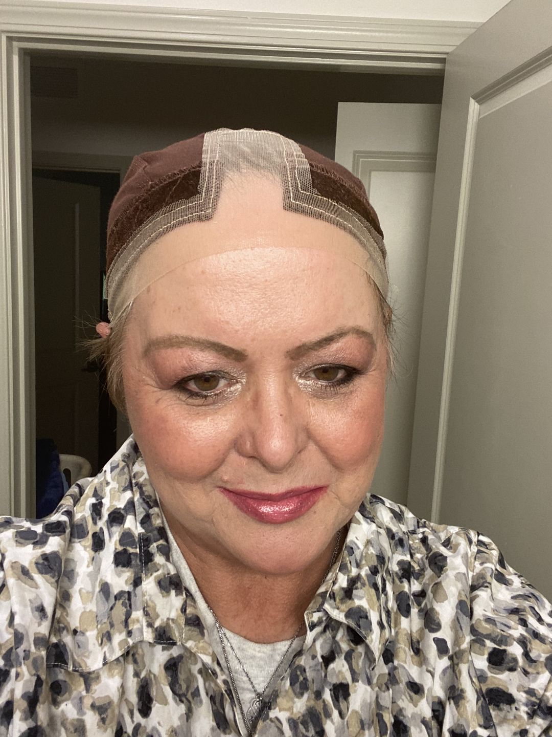 Customer photo review of Luxury Wig Cap