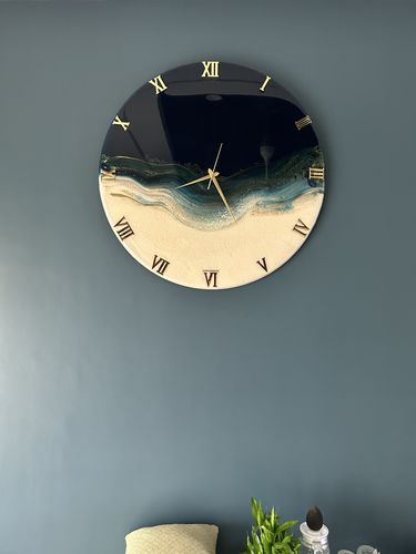Customer photo review of Ticking Thunder Clock Large 27 Inches (Royal Blue)