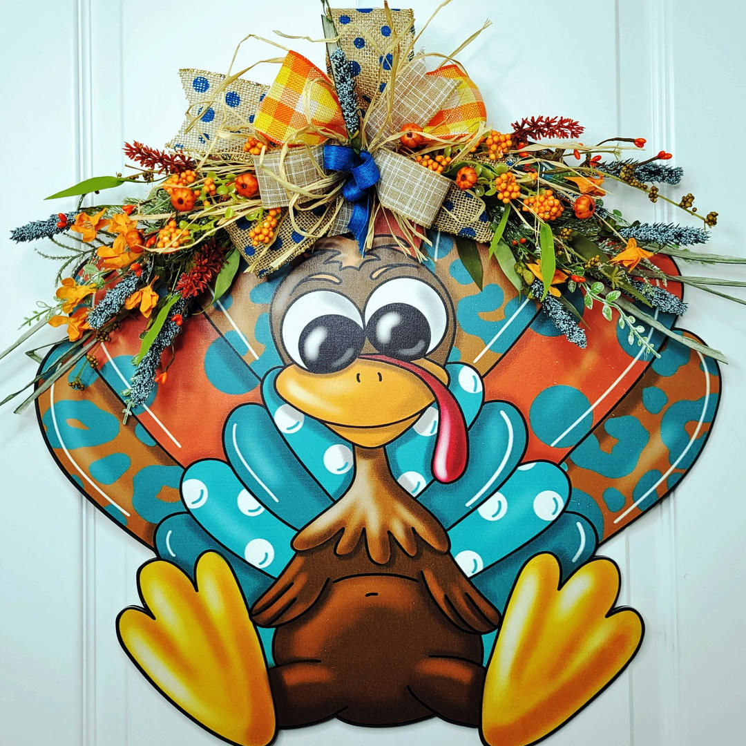 Customer photo review of Turkey Sign, Fall Sign, Autumn Sign, wood sign, PCD-W-014