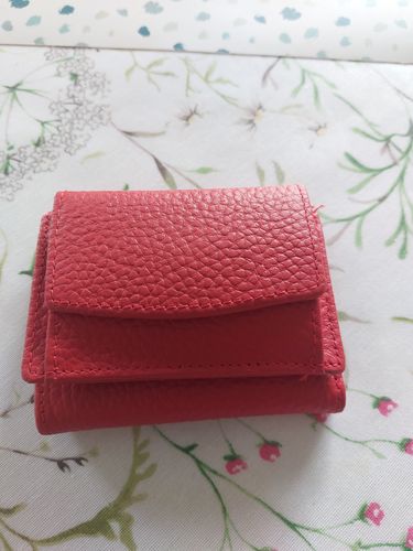 Customer photo review of Handmade RFID Soft Leather Purse