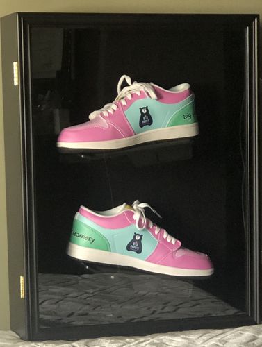 Customer photo review of Personalized Sneakers, Custom Sneakers, Put name or business name on it, AJ1-C03200