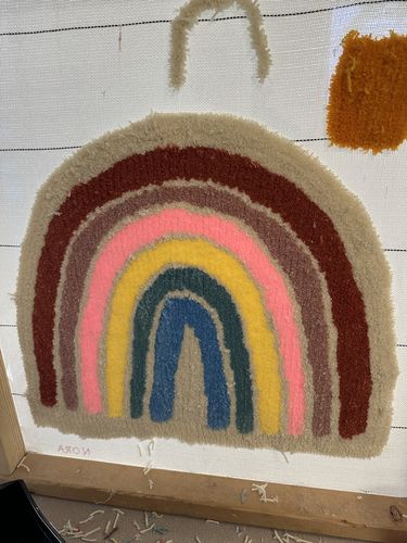 Customer photo review of Colorado Tufting Classes by Tuft-Love