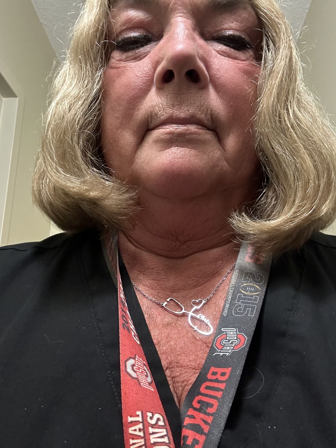 Customer photo review of Stethoscope Name Necklace EKG