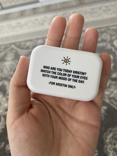 Customer photo review of Keep in Contact - Lens Case❤️