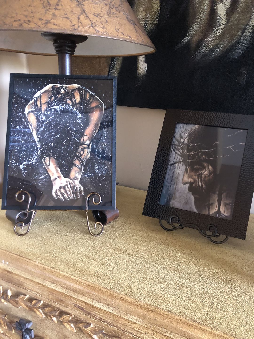 Customer photo review of DESIGN DISCONTINUED - The Finished Work of the Cross - Light Background