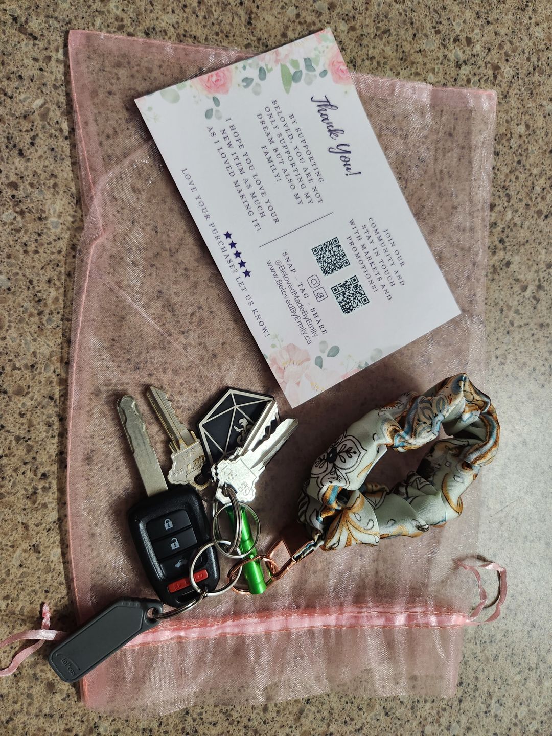 Customer photo review of Key Chain - Amelia