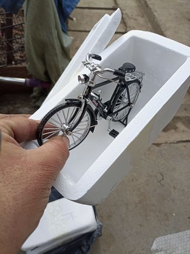 Customer photo review of Kletshuts™ Bicycle - Gør-Det-Selv Cykelmodel Skalalegetøj