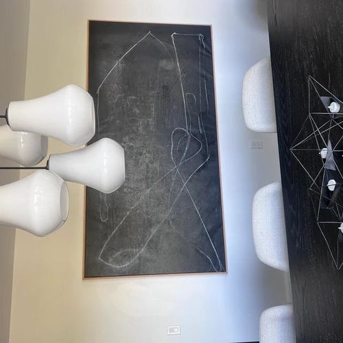 Customer photo review of Black Abstract Art #ABAO41