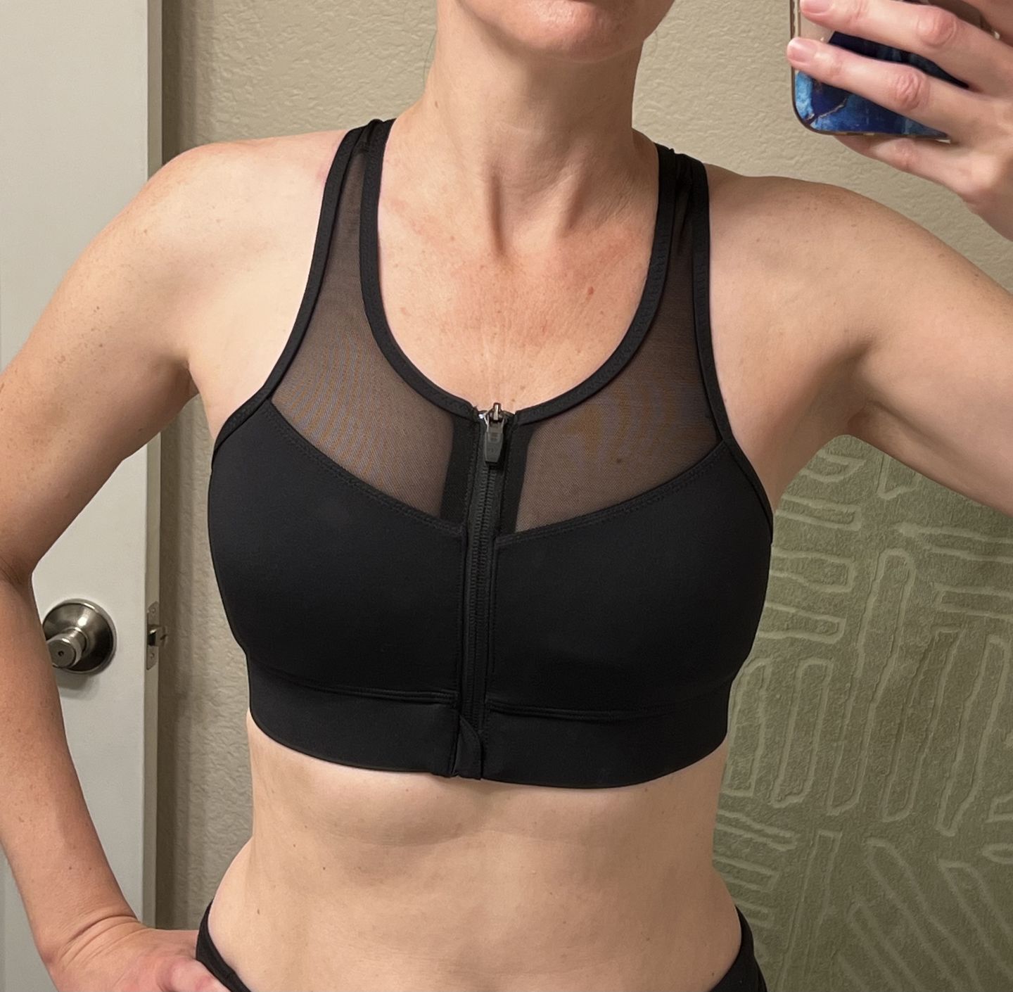 Customer photo review of The Closer Bra – Booya Black