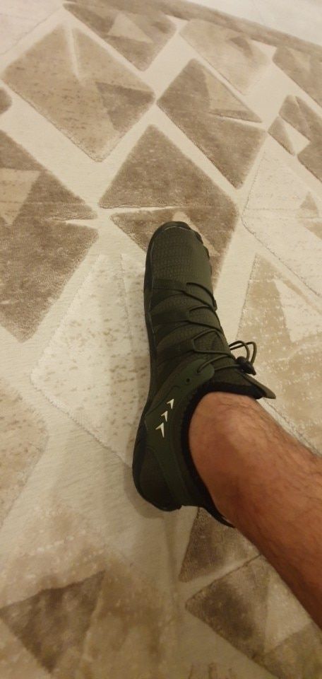 Customer photo review of Caspian Adventure - Outdoor & Non-slip Barefoot Shoes