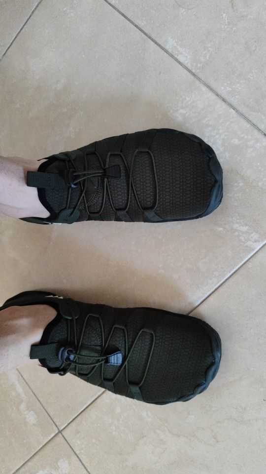 Customer photo review of Caspian Adventure - Outdoor & Non-slip Barefoot Shoes