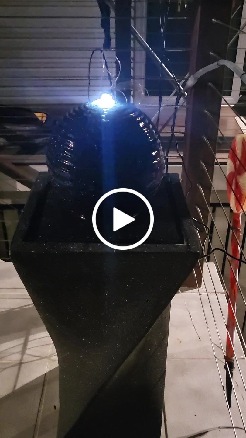 Customer video review of Solar Powered Fountain Pump w/ Battery - 250LPH