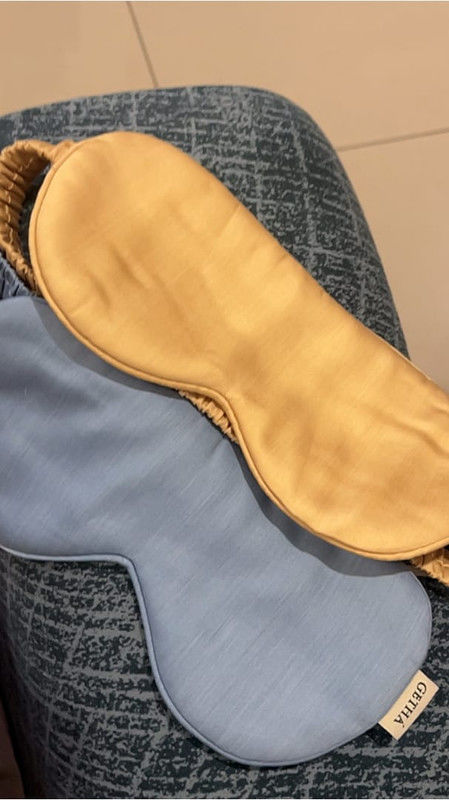 Customer photo review of Zero Carbon Tencel Eye Mask