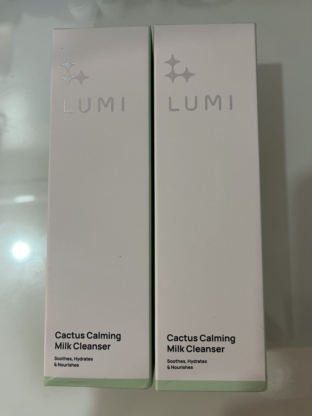 Customer photo review of Cactus Calming Milk Cleanser