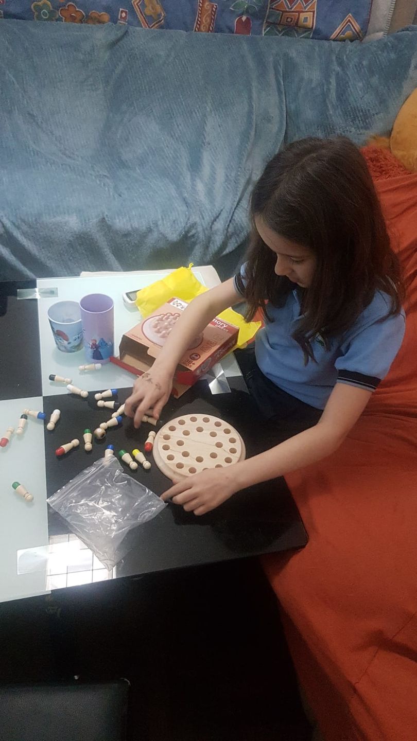 Customer photo review of Juego Didáctico en Madera Memoria