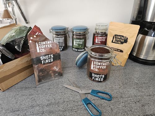 Customer photo review of Contact Coffee Club