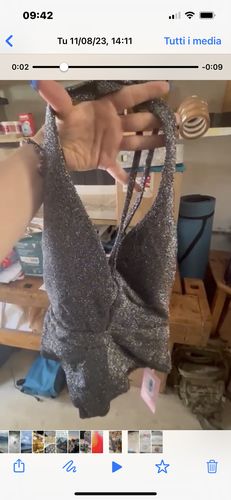 Customer photo review of Costume intero in lurex con coppe rimovibili