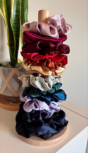 Customer photo review of XS Dreamy Scrunchies-Set of 3 by TR ($30 Value)