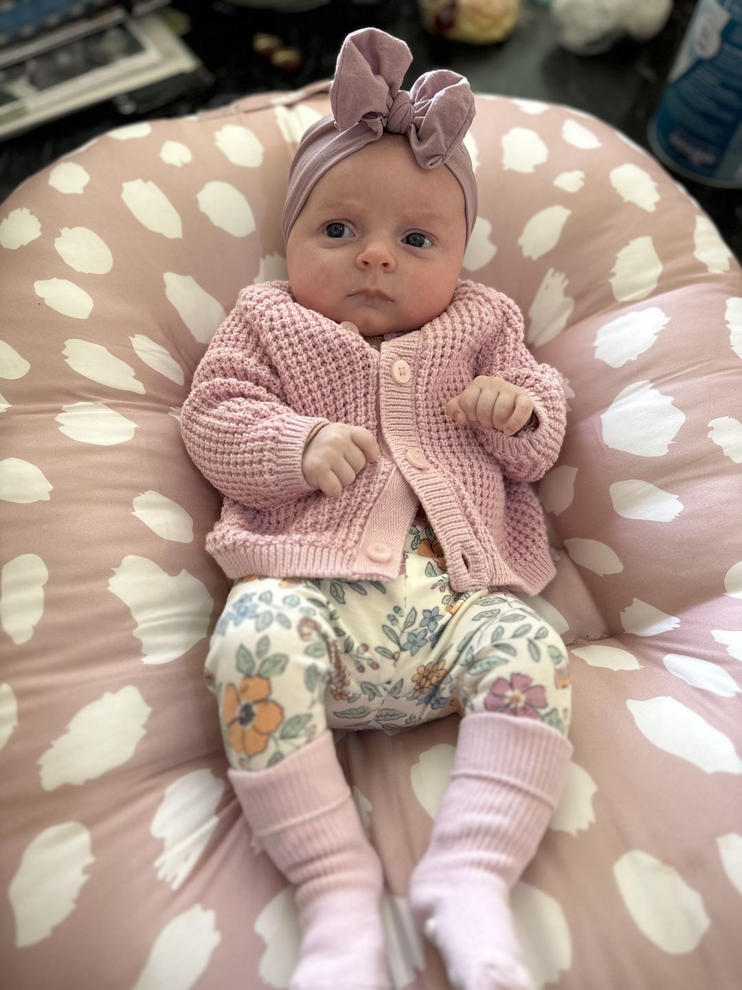 Customer photo review of Cushii Lounger Marula - Blush