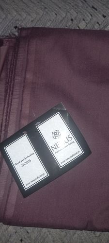 Customer photo review of Fantasy Chambray Fine Quality Wash and Wear ( Unstitched ) Raspberry