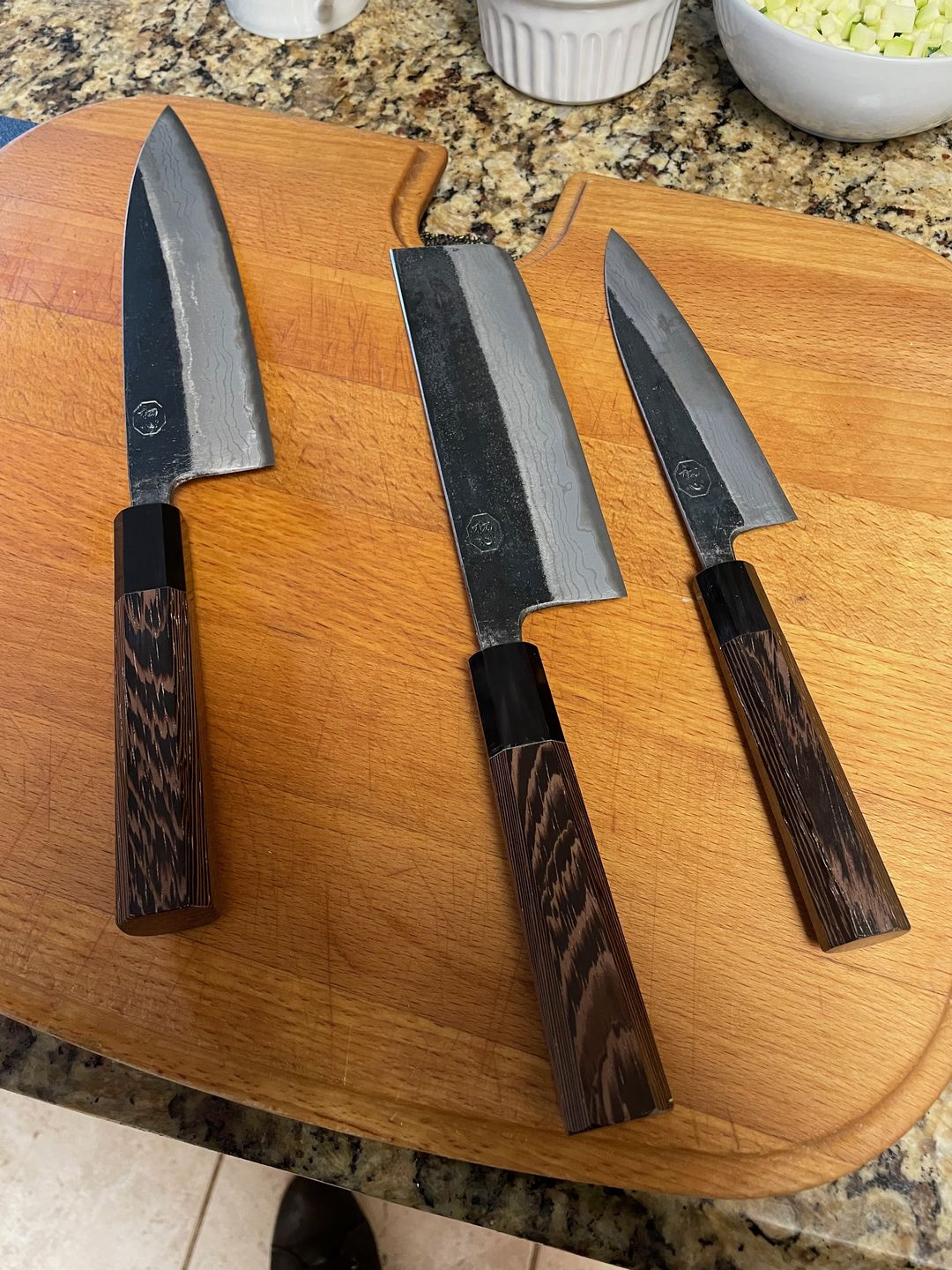 Customer photo review of Hatsukokoro Kurouchi Gyuto 210mm