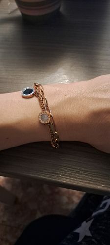 Customer photo review of Pulsera Doble Roma