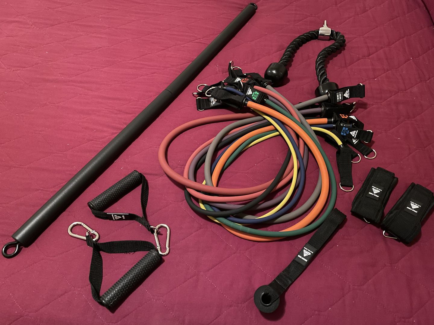Customer photo review of Stackable Resistance Band Set