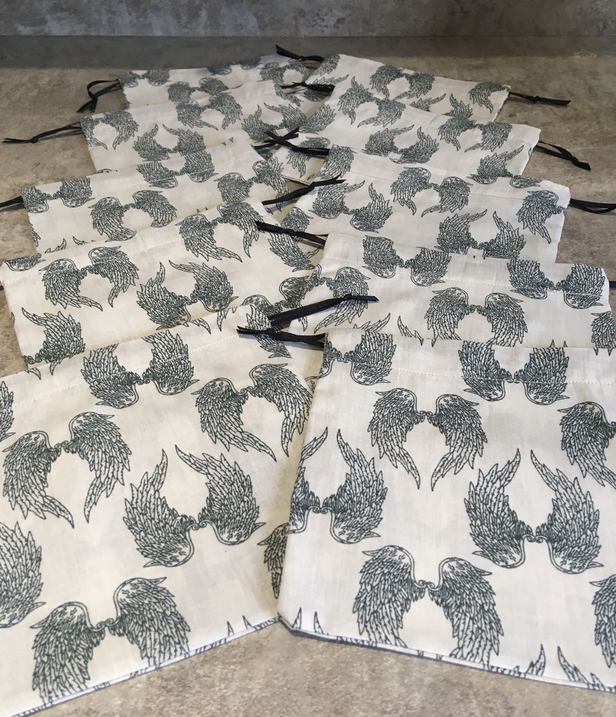 Customer photo review of Angel Wings Polycotton Fabric