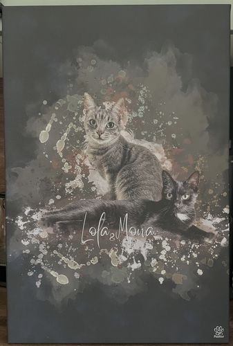 Customer photo review of Aquarell Pawtrait