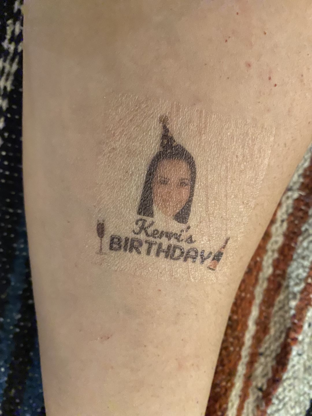 Customer photo review of Birthday Champagne!