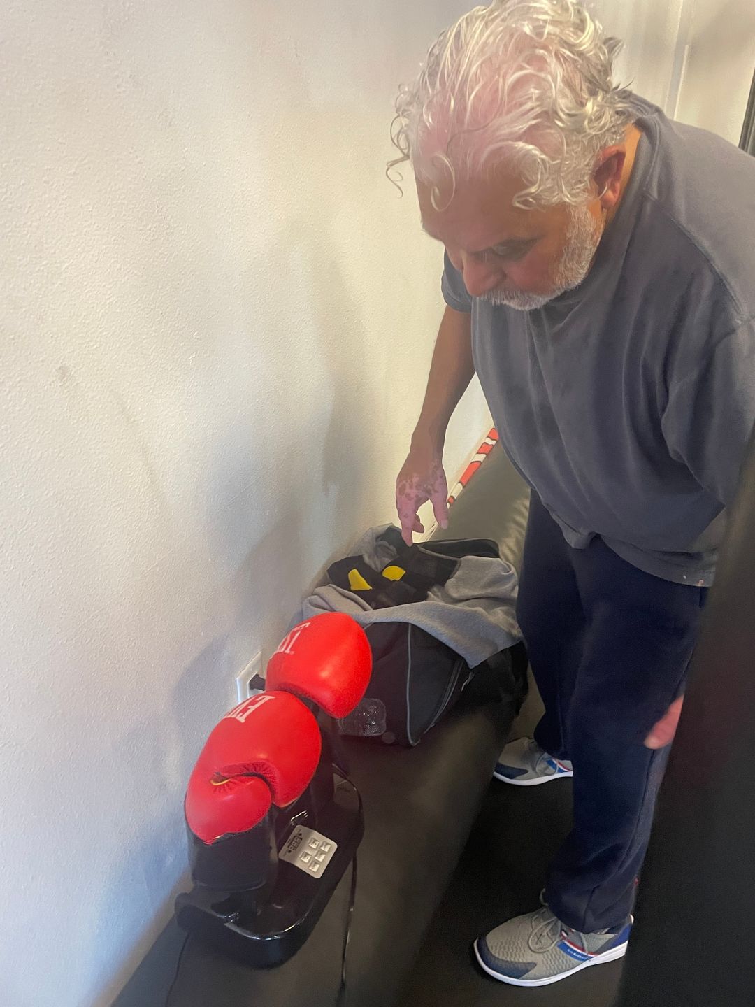 Customer photo review of The Glove Purifier with Thermal Heating and O3-Enabled Active Technology Built for Restoring and Preserving Boxing Gloves