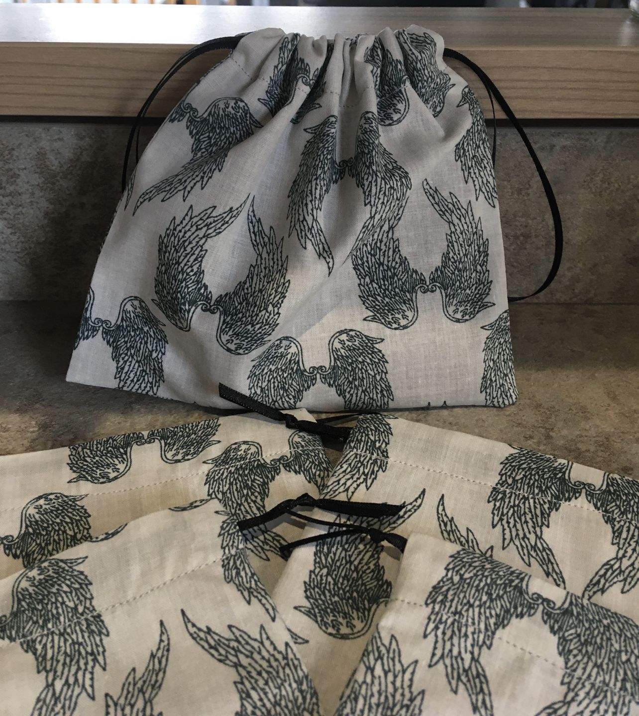 Customer photo review of Angel Wings Polycotton Fabric