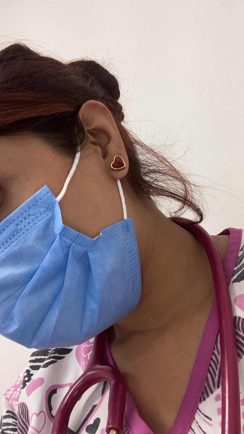 Customer photo review of Aretes Bambina