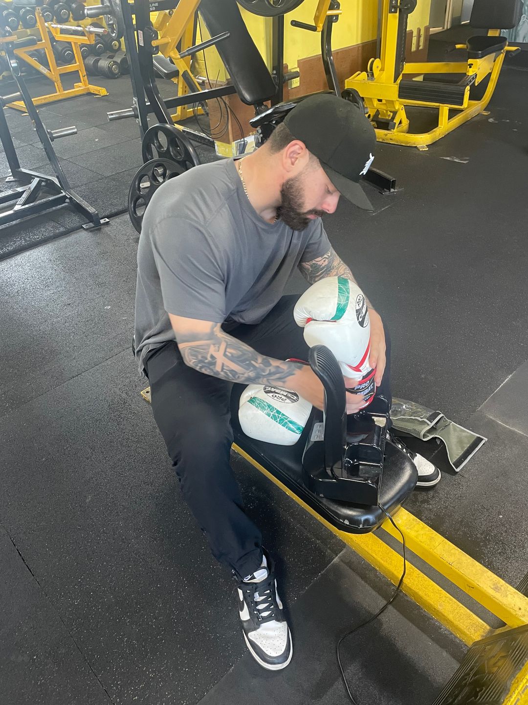 Customer photo review of The Glove Purifier with Thermal Heating and O3-Enabled Active Technology Built for Restoring and Preserving Boxing Gloves